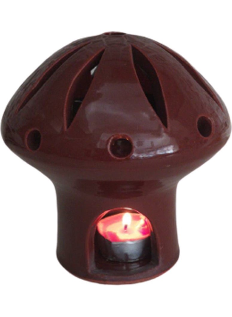Mask Decorative Ceramic Mushroom Tealight (Candle Holder)  - Image 1