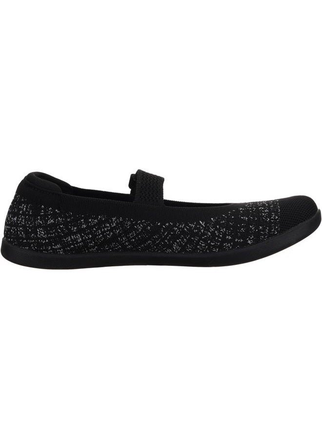 WHITIN Womens Wide Toe Box Barefoot Mary Jane Flats + Zero Drop, W95 | Black White, 8 - Image 4