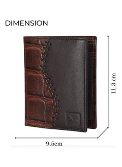 AL FASCINO AL FASCINO Wallets for Men Leather Original Purses for Men RFID Wallet for Men Leather Wallet for Men Money Purse for Men Wallet Mens Wallet Men Wallet Gents Wallets Card Holder for Men Gents Wallets  - Image 2