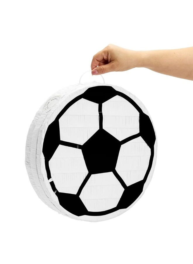 Blue Panda - BLUE PANDA Soccer Ball Pinata for Sports Themed Birthday Party Decorations, Small (12.6 x 3.0 x 12.6 Inches) - Image 1