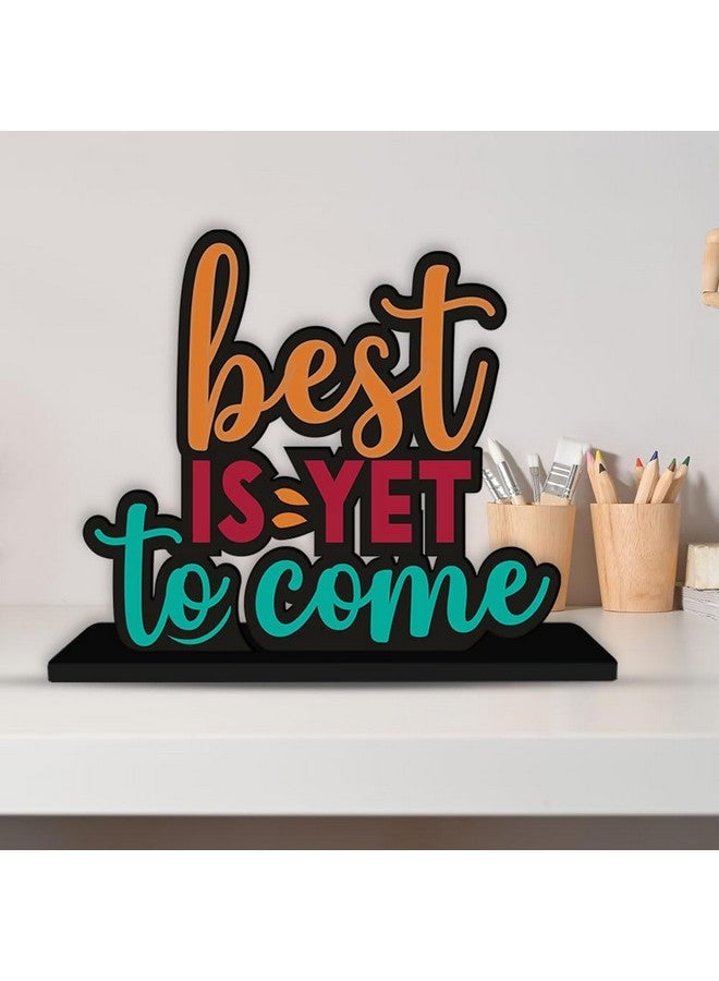 آرتفيب تماثيل خشبية من Artvibes، زينة طاولة مكتبية بعبارات إيجابية، تُضفي لمسةً من الإلهام على ديكور المنزل | غرفة المعيشة | تحفة فنية خشبية حديثة (SP_1122N) - Image 3