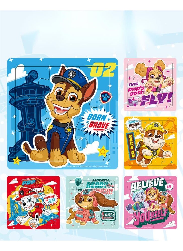 باو بترول يمكن استخدام ألغاز 6 قطع PAW PATROL لتمرين اليدين والأدمغة كزينة للجدران  - Image 2
