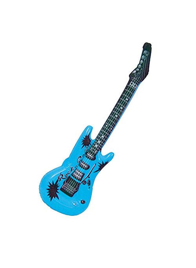 Amscan 395591 Inflatable Party Guitar Blue37" 1 Piece - Image 1