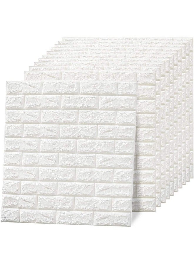 Barebeauty ملصقات حائط بار بيوتي ورق جدران دي آي واي (70x 77 سم 5.8 قدم مربع لكل ورقة) إطارات ثلاثية الأبعاد PVC ذاتية اللصق، (أبيض) (3، أبيض) - Image 2
