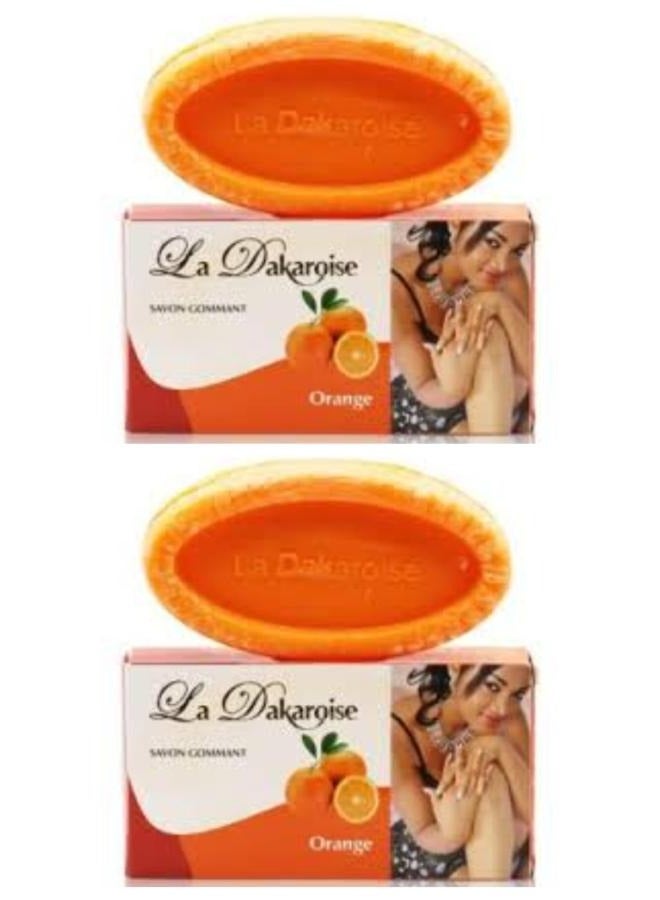 لا دكارواز صابون مقشر بالبرتقال قطعتين 2*150 جرام