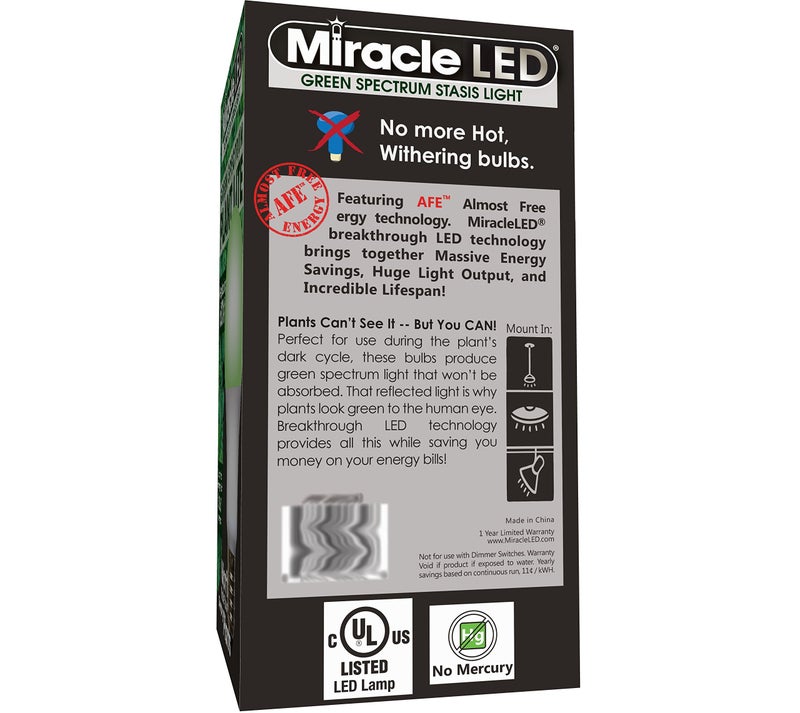 Miracle LED MiracleLED 604614 Green Spectrum Stasis Light, 1 Pack, 60W Grow Room - Image 4