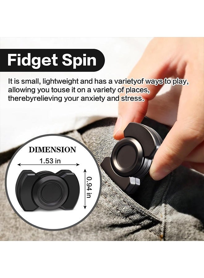 GIFT 3-In-1 Fidget Toys, Spinner, Slider & Clicker – Magnetic Stainless Steel Bearing For Super-Stable Rotation – Stress Relief, Enhanced Focus, And Habit Breaking, Kids Valentines Day Gifts - Image 4
