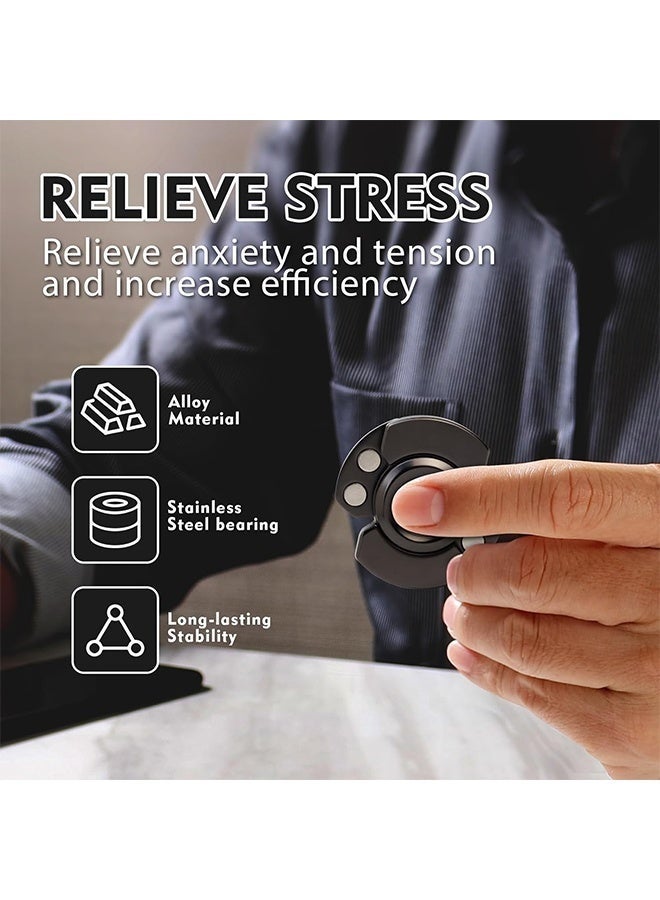 GIFT 3-In-1 Fidget Toys, Spinner, Slider & Clicker – Magnetic Stainless Steel Bearing For Super-Stable Rotation – Stress Relief, Enhanced Focus, And Habit Breaking, Kids Valentines Day Gifts - Image 3