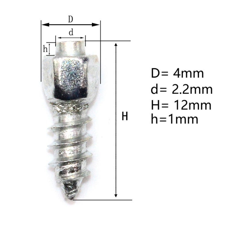 Tire Studs: Durable Hard Metal, Superior Anti-slip Performance, Easy Installation - Off-road Screw Studs for ATV, UTV, 4X4 Vehicle Tires - Image 5