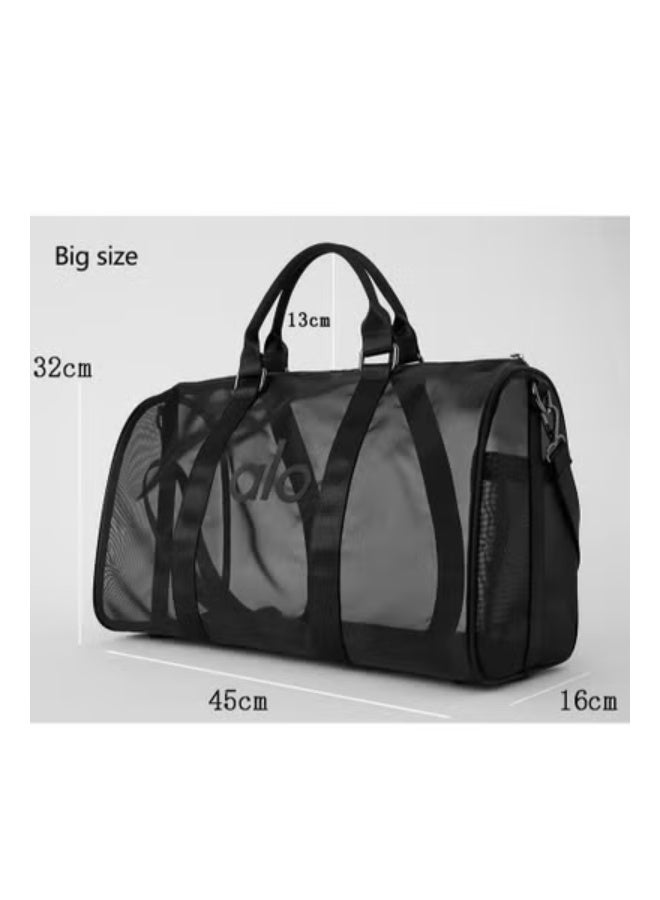 Alo Yoga Sheer Duffle Black - Image 4