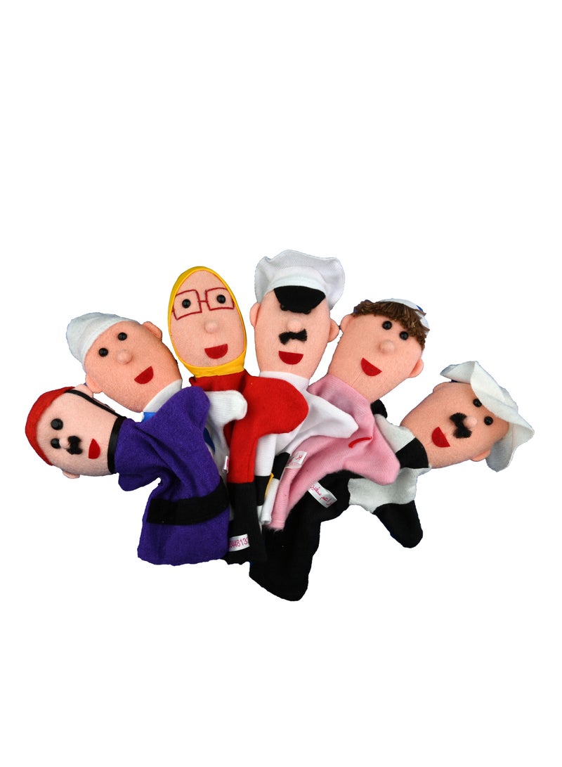 6 Stuffed Hand Puppets - Image 3