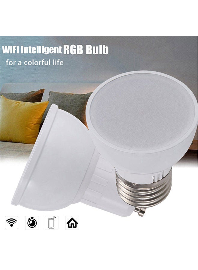 NIBEMINENT WiFi Intelligent Light Bulb RGBW LED White 7.00x5.50x5.50centimeter  - Image 3