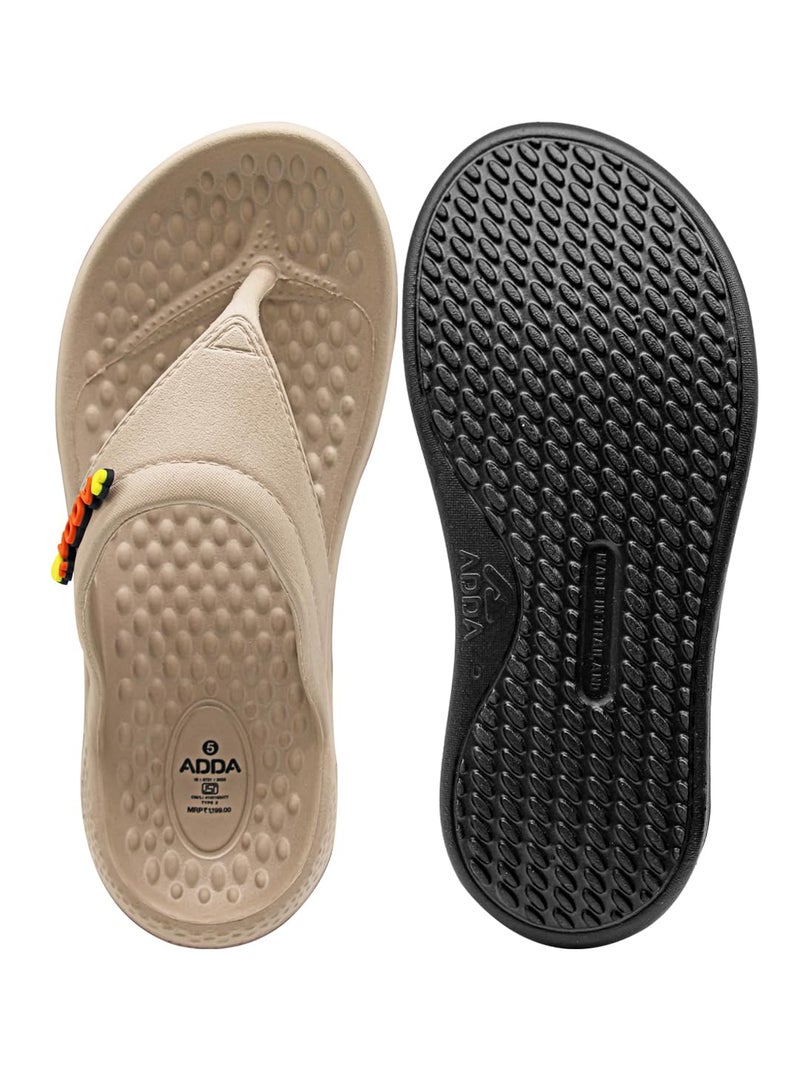 Adda TM-FEATHER LITE Navy Arch Support Stylish flats for women - Image 3