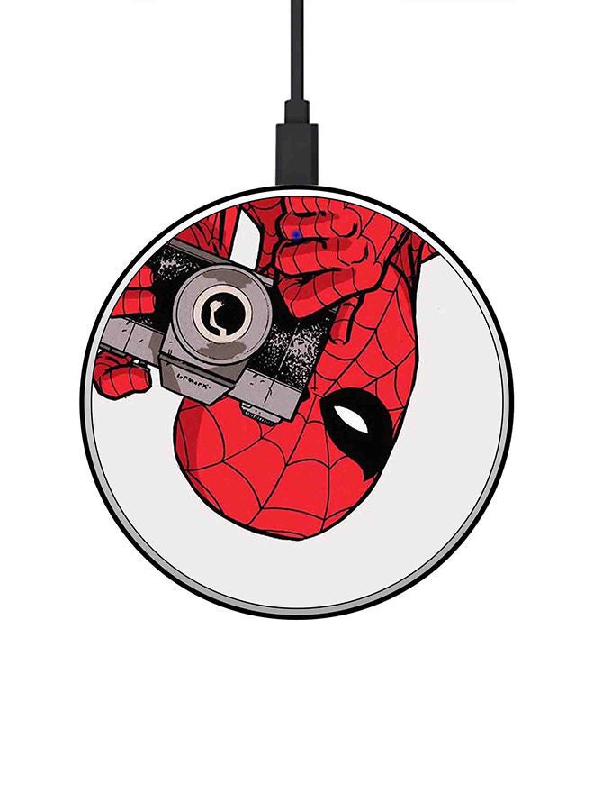 NIBEMINENT Spiderman 15W Ultra Slim Fast Wireless Charger Multicolour