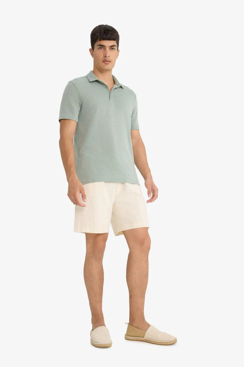 DeFacto Relax Fit Cotton Bermuda Shorts