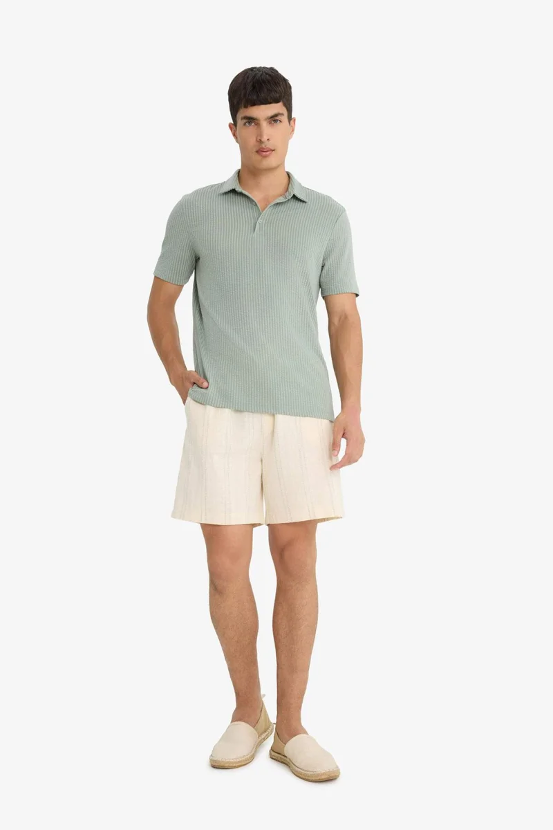 DeFacto Relax Fit Cotton Bermuda Shorts
