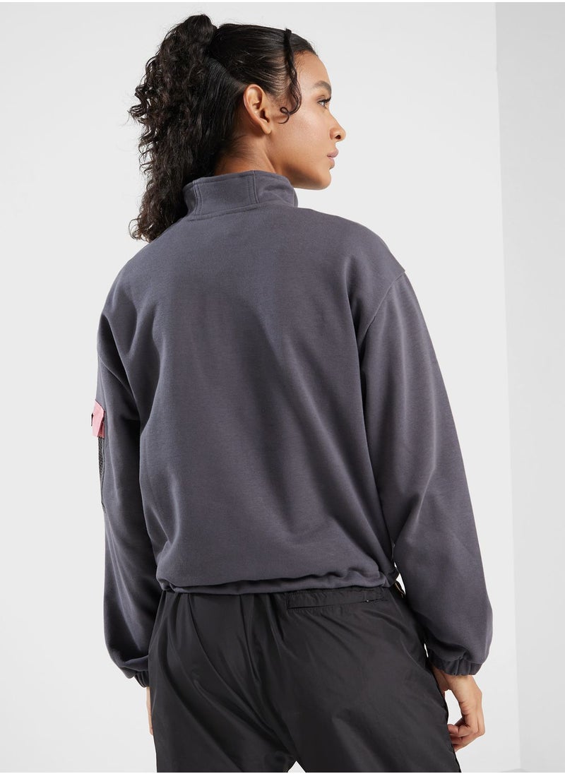 Columbia - Painted Peak Cropped Fleece Hoodie - Image 1
