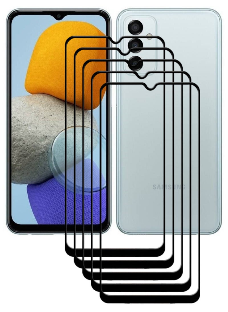 ACLIX 5 Pieces Antistatic ESD Dustproof Premium Quality High Definition Tempered Glass Screen Protector Designed For Samsung Galaxy M23 - Image 1