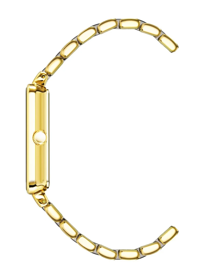 ANNE KLEIN Green Mother Of Pearl Rectangle Watch
