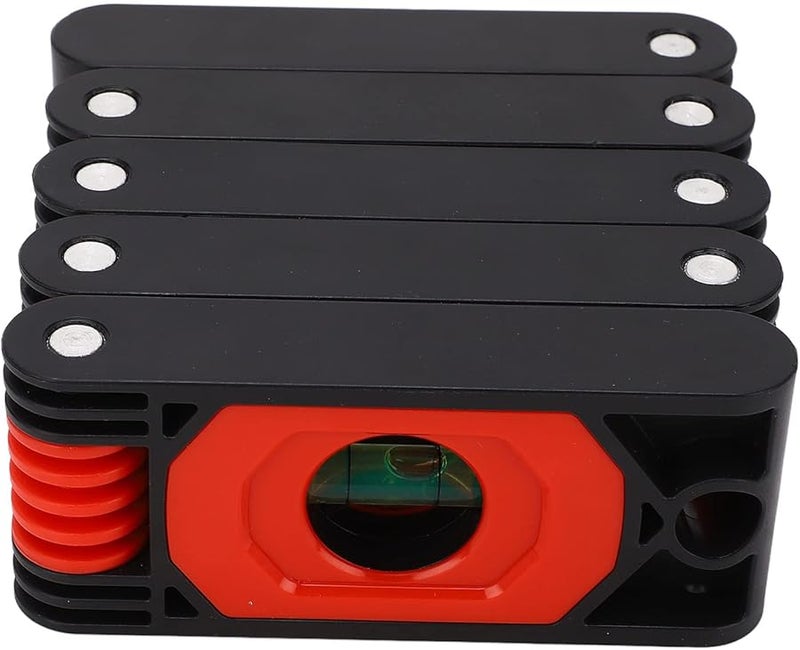 Foldable Magnetic Bubble Level Ruler Expandable Angle Measuring Tool ABS Plastic Aluminum Alloy - Image 5