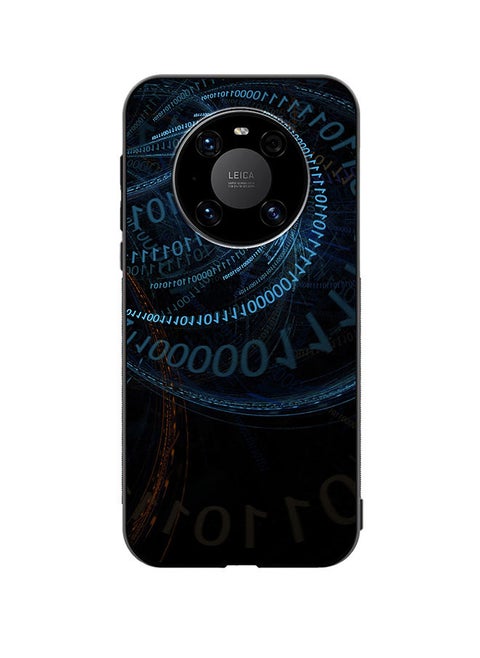 Protective Case Cover For Huawei Mate 40 Binary Code Abstract Design Multicolour