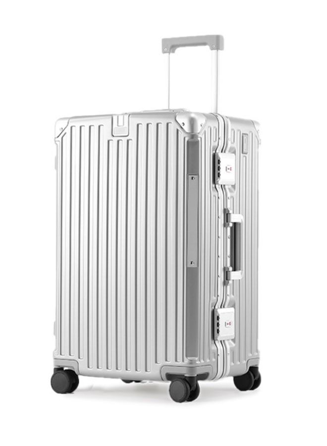 NKX Premium Expandable Aluminum Frame ABS & PC Suitcase With USB charging port and C type 24 Inch - Image 1