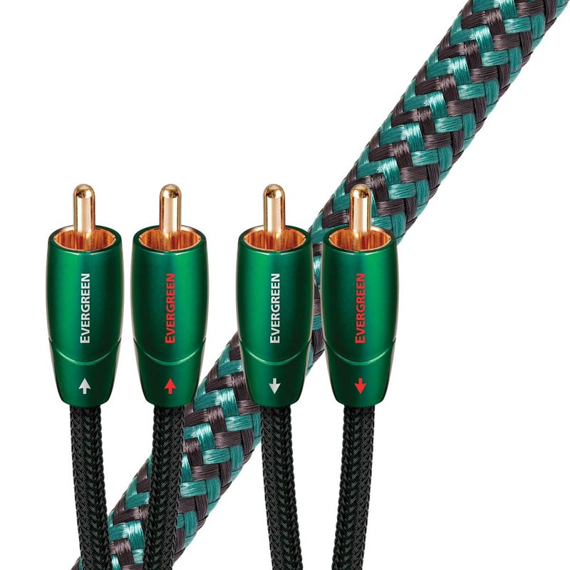 AudioQuest Evergreen Stereo Cable with 4 RCA Connectors, 0.6 m - Image 3