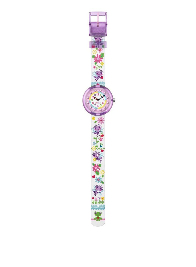 Swatch Kids Unisex Libellulina Quartz Movement Water Resistant Wrist Watch - 32 Mm - Image 2