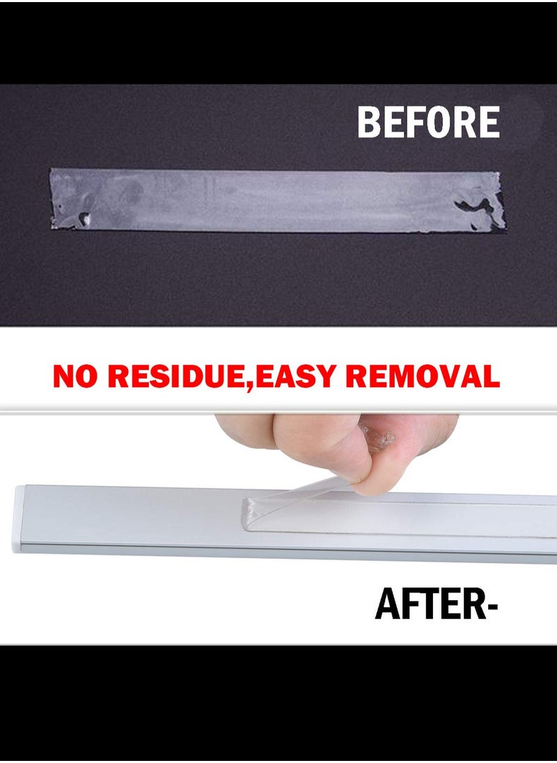iQIHAN Clear Mounting Tape - Acrylic Adhesive Double Sided Adhesive Foam Tape 3m X 10mm, 4 Roll, Weatherproof Heavy Duty Glue, Heat Resistant Perfect for LED Light Strip Aluminum Channel  - Image 4