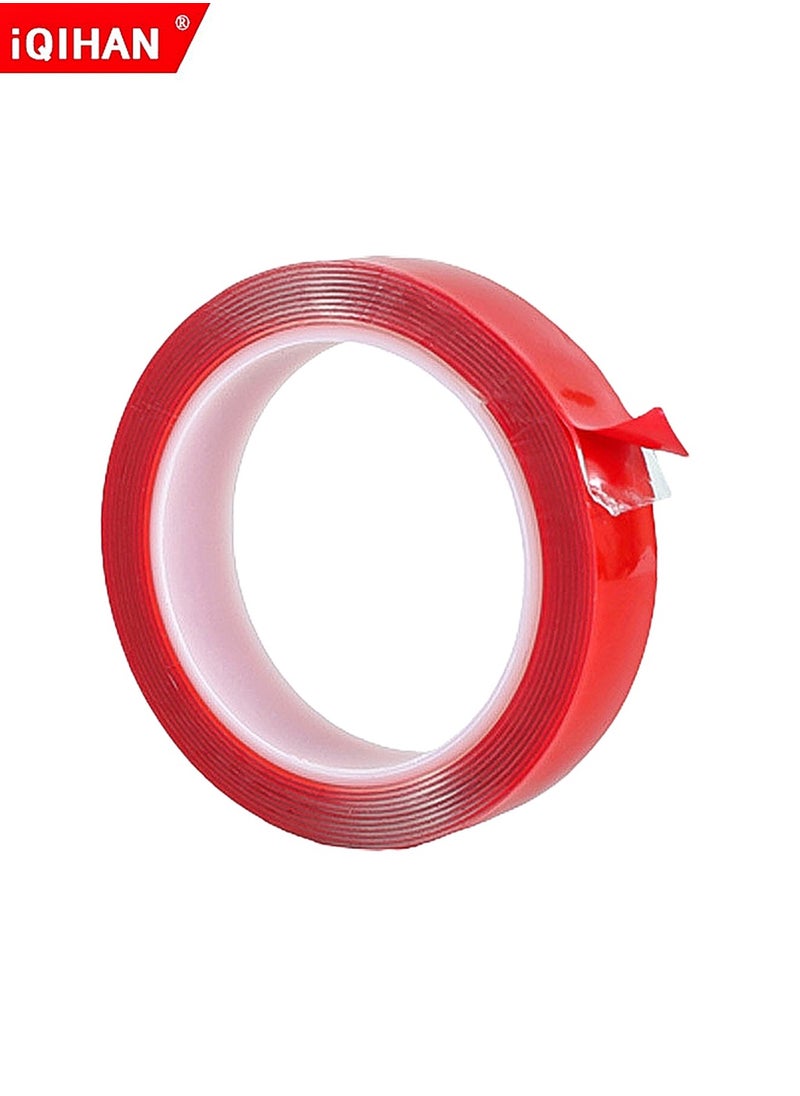 iQIHAN Clear Mounting Tape - Acrylic Adhesive Double Sided Adhesive Foam Tape 3m X 10mm, 4 Roll, Weatherproof Heavy Duty Glue, Heat Resistant Perfect for LED Light Strip Aluminum Channel  - Image 3