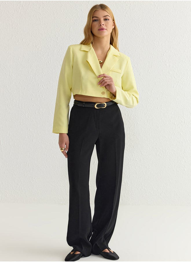 trendyol - Yellow Blazer Jacket TWOAW22CE0086 - Image 1