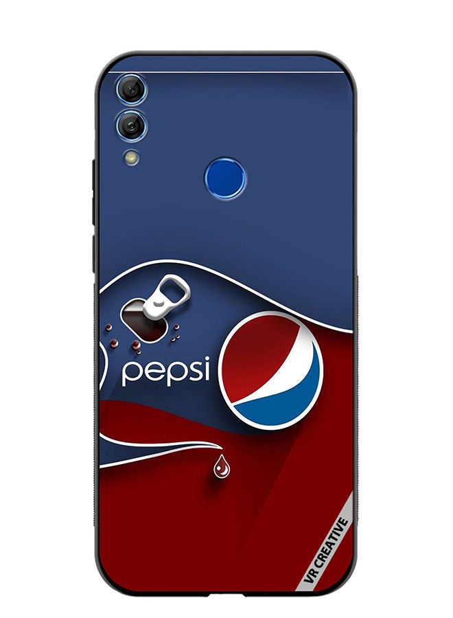 Protective Case Cover For Honor 10 Lite Pepsi Design Multicolour