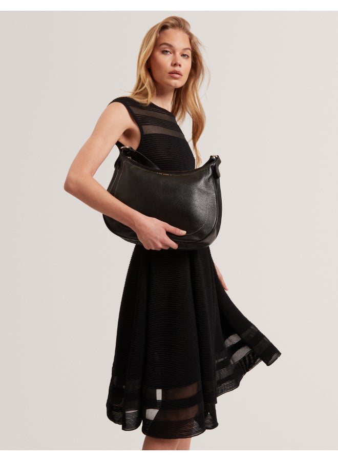Ted Baker Webbing Large Leather Hobo Bag - Image 2