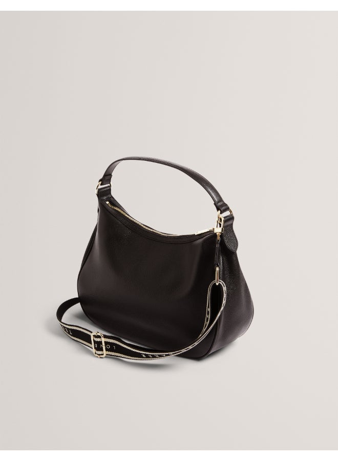 Ted Baker Webbing Large Leather Hobo Bag - Image 4