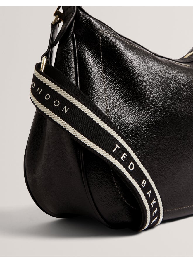 Ted Baker Webbing Large Leather Hobo Bag - Image 3