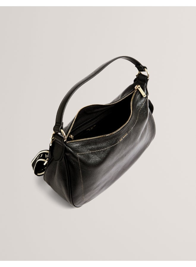 Ted Baker Webbing Large Leather Hobo Bag - Image 5