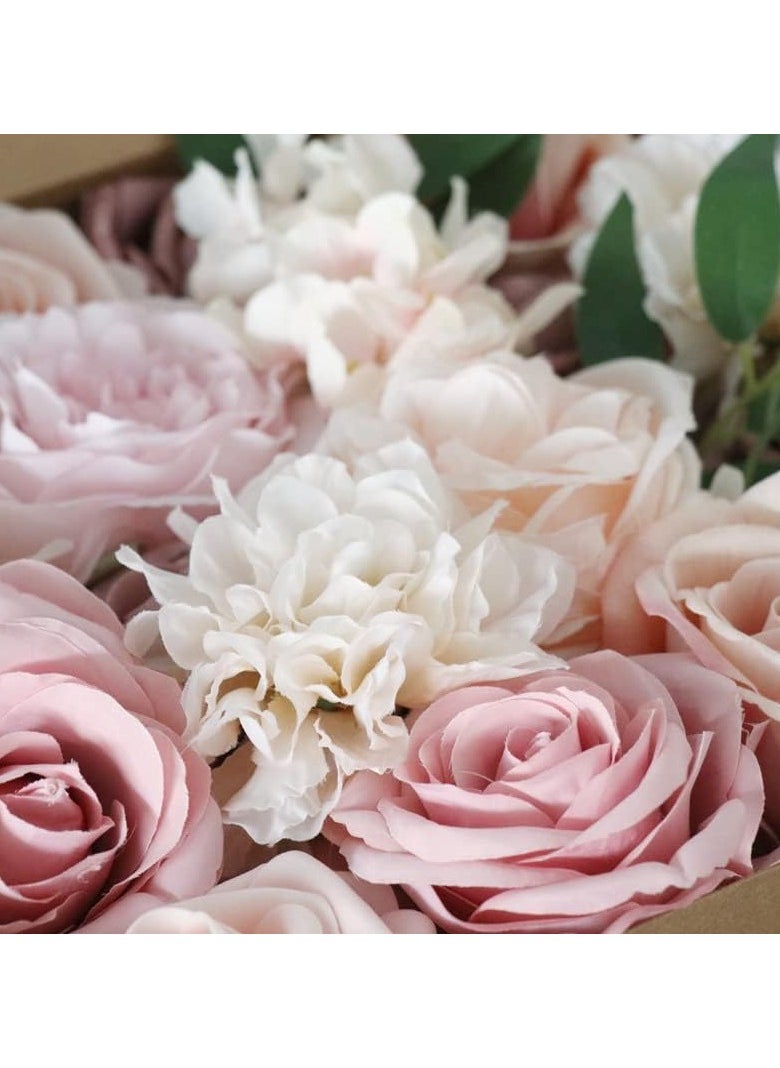 LIMOS Artificial Flowers Combo Box Silk Fake Faux Flower Centerpieces for DIY Wedding Cake Topper Floral Arrangements  - Image 3