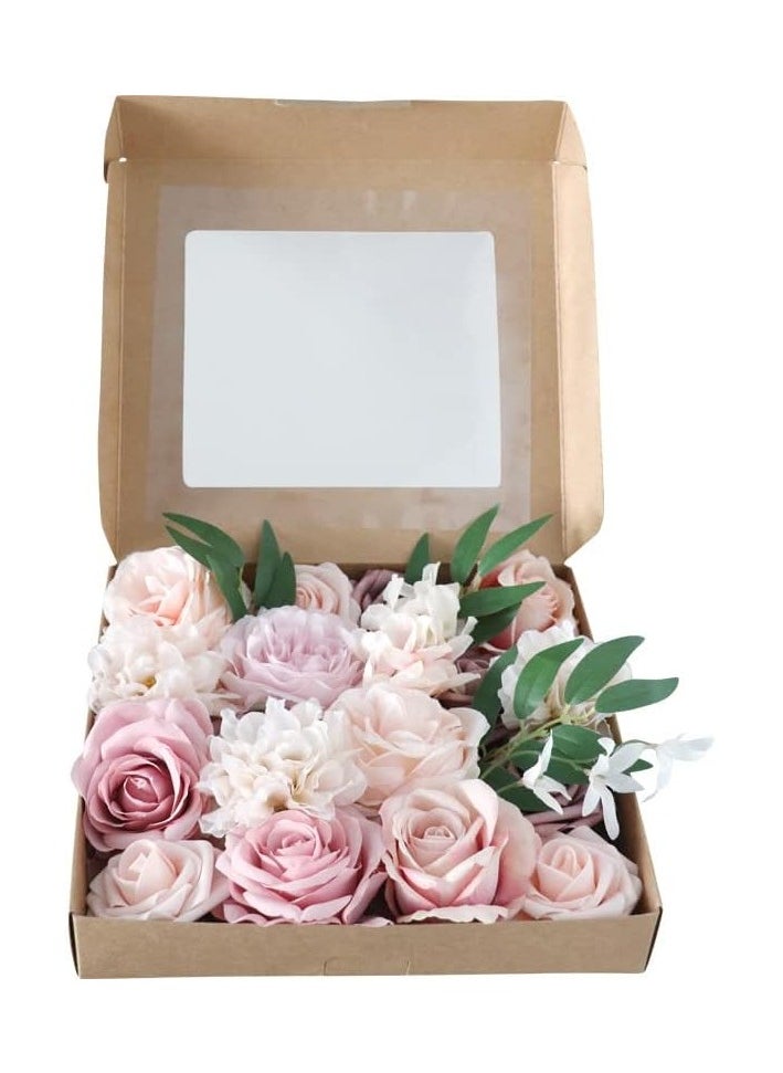 LIMOS Artificial Flowers Combo Box Silk Fake Faux Flower Centerpieces for DIY Wedding Cake Topper Floral Arrangements  - Image 5