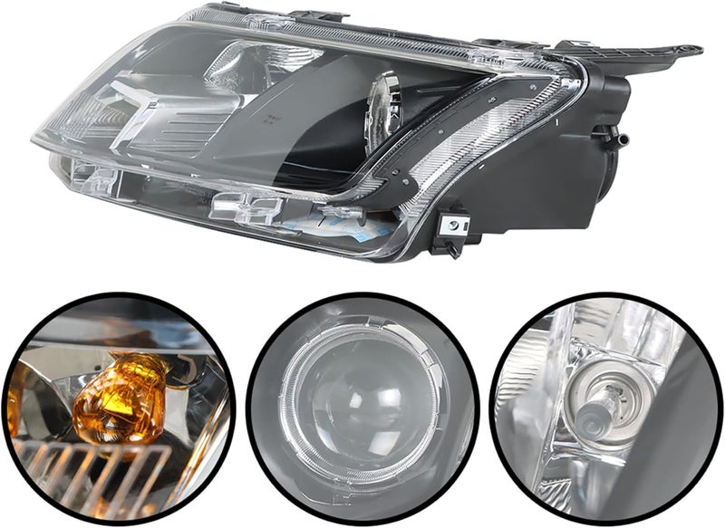 munirater Headlight Assembly Replacement for 2010-2012 Ford Fusion Left Driver Side - Image 2