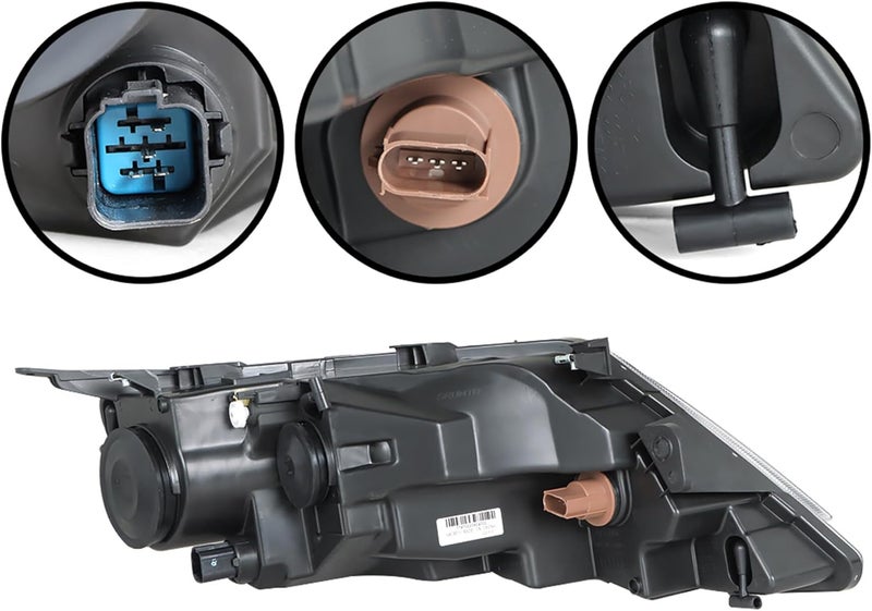 munirater Headlight Assembly Replacement for 2010-2012 Ford Fusion Left Driver Side - Image 3