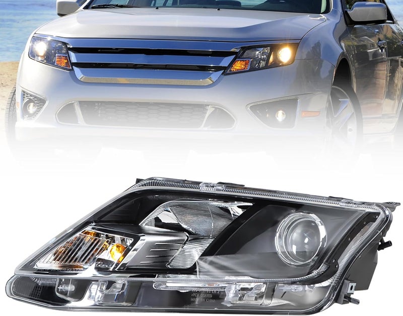 munirater Headlight Assembly Replacement for 2010-2012 Ford Fusion Left Driver Side - Image 1