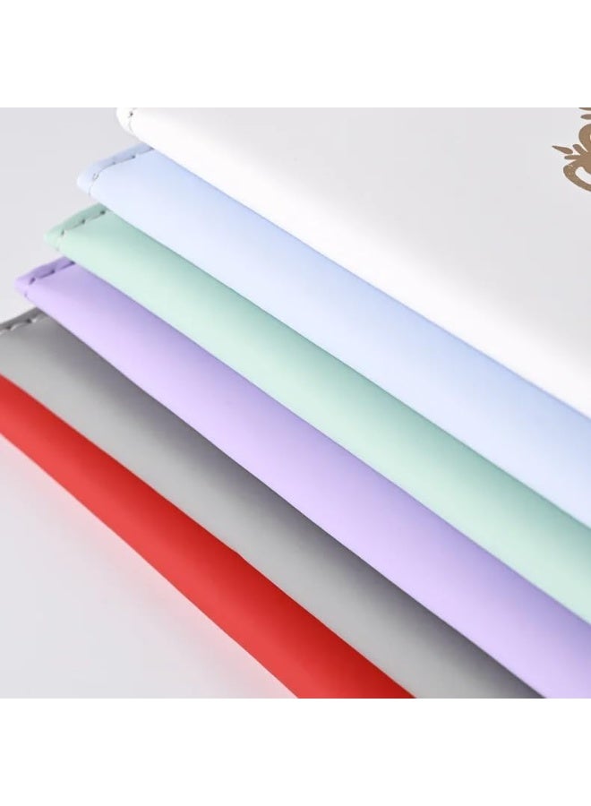 غطاء جواز سفر من الجلد الصناعي للرجال بتصميم تاج "King" - أسود فاخر لحماية وثائق السفر - Image 2