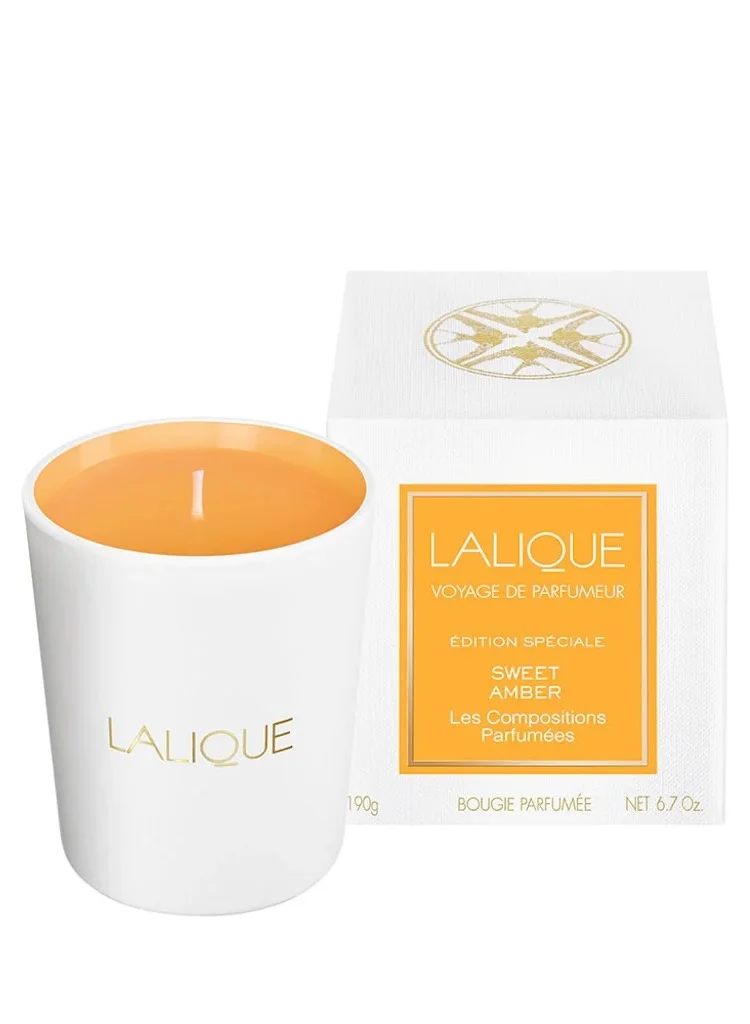 LALIQUE Lalique Candle 190g Sweet Amber