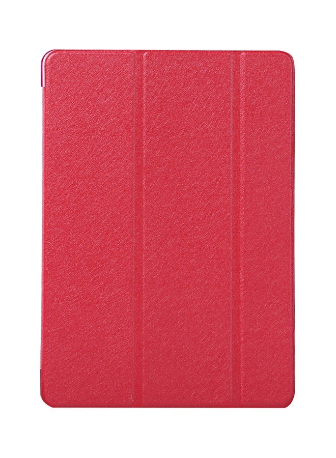NIBEMINENT 4-In-1 Flip Cover With Wireless Bluetooth Keyboard For Apple iPad Air 2 Red  - Image 1