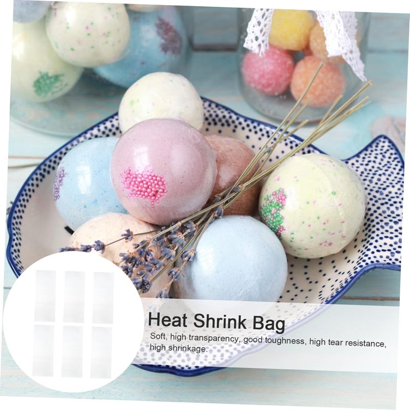 GANAZONO 400 Pcs Clear Heat Shrink Wrap Bags Transparent Packaging for Freshness Display - Image 5