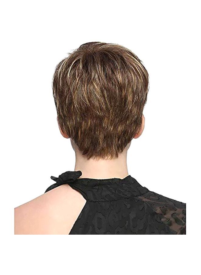 NIBEMINENT Short Design Synthetic Hair Wig Gradient - Image 1