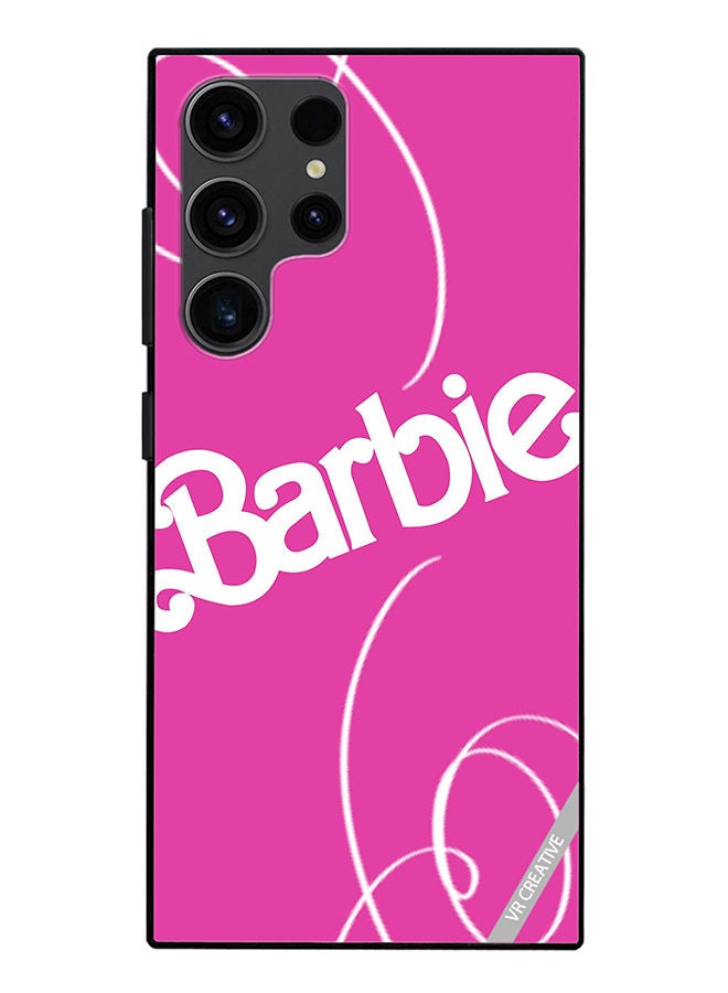 VR CREATIVE Protective Case Cover For Samsung Galaxy S23 Ultra 5G Barbie Lines Design Multicolour - Image 1