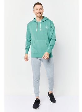 Champion Men Sportswear Fit Long Sleeve Outdoor Hoodie, Hunter Green  - Image 2