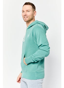 Champion Men Sportswear Fit Long Sleeve Outdoor Hoodie, Hunter Green  - Image 3