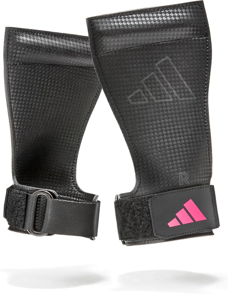 ADIDAS Lifting Grips - Black/Pink - S/M - Image 1